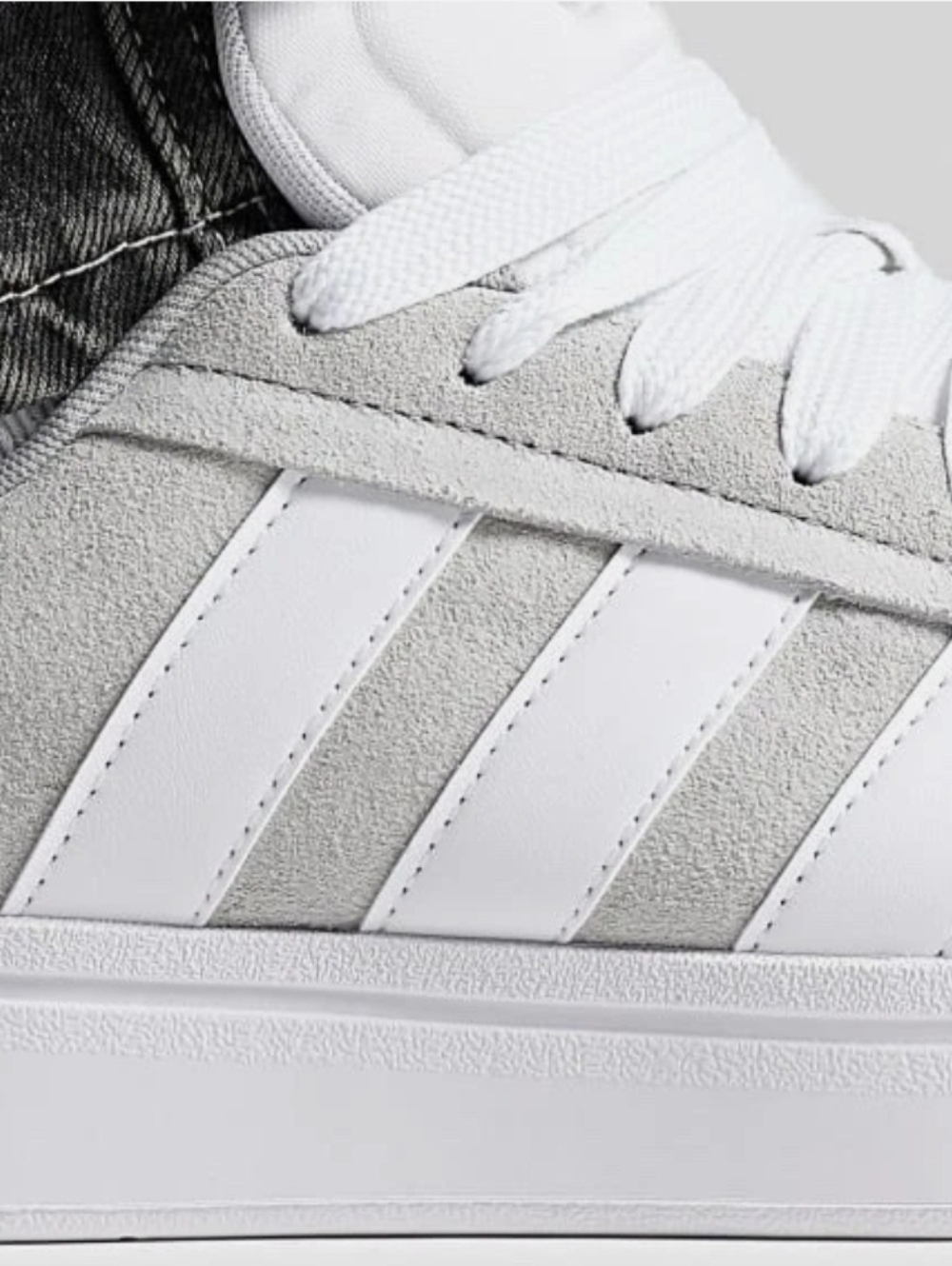 NEW Adidas Grand Court Alpha Women's Sneaker Skater Suede Shoes Retro Cloudfoam - Picture 10 of 14